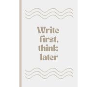 Write First, Think Later: A Minimal Notebook for Maximum Brain Dumping
