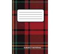 Write it Down - Red Tartan Notepad: Plaid Perfection: A Notebook for All Seasons