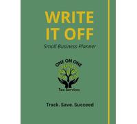WRITE IT OFF: Small Business Planner