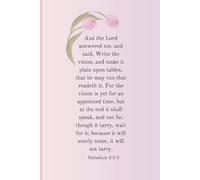 Write the Vision and Make it Plain Habakkuk 2:2-3: Christian Goal Journal Notebook Bible Verse Best Gifts for Woman friends,Family,Coworkers :Goal Setter Journal