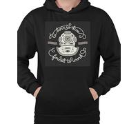 WriteFusion Born to Dive Forced to Work - Ufficio subacqueo Vintage Scuba Diver Design, mare, oceano, subacqueo, humor Hoodie, Nero , L