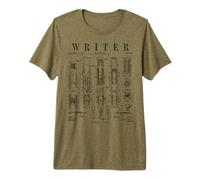 Writer Author - Penna stilografica con Brevetto Vintage Maglietta Premium