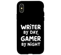 Writer by Day Gamer by Night Custodia per iPhone X/XS