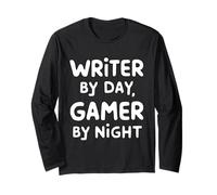 Writer by Day Gamer by Night Maglia a Manica
