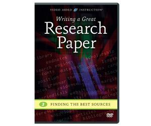 Writing a Great Research Paper: Finding the Best Sources
