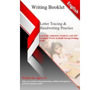 Writing Booklet: Letter Tracing and Handwriting Practice