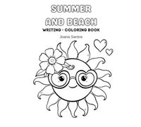 Writing/Coloring Book - Summer and Beach