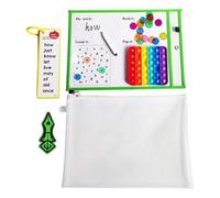 Writing Flash Cards, Kindergarten Learning Cards, English Teaching Aids, Erasable Flash Cards, English Enlightenment Teaching Aids with High Frequency Word Cards for Early Learning