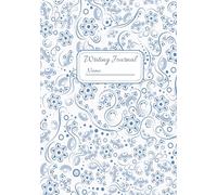 Writing Journal-Blue Paisley Lined Notebook for Notes, Ideas & Daily Writing: 100 Sheets / 200 Pages of Blank Lined Pages for Free Writing, Notes, Journaling, and Creative Expression