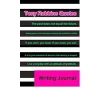 Writing Journal: Tony Robbins Quotes