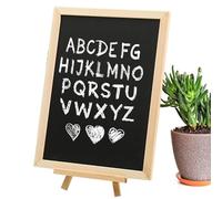 Writing Message Board - Double-Sided Magnetic Blackboard with Stand | Shop Desktop, or Commercial Billboard, Chalkboard Sign for Weddings, Parties, Special Events and Interactive Displays