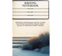 Writing Notebook: premium notebook matte cover 6x9 inch/301lined pages high-quality writing white pages