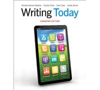 Writing Today, Canadian Edition Plus MyWritingLab with Pearson eText -- Access Card Package by Richard Johnson-Sheehan (August 11,2014)