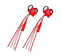 WRITWAA 1 Paio Di Accessori Per A Forma Di Fiore A Sei Petali Fermagli Per Forcina Con Nappa Accessorio Per Stile Dinastia Per Ragazze Accessori Per