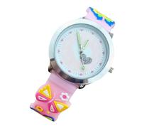 WRITWAA 1 Pc guarda kidle the child piccolo se watch kiddikutter piccoli orologi facciali orologio da polso alla moda adorabile orologio per bambini orologio da polso per bambini lega rosa