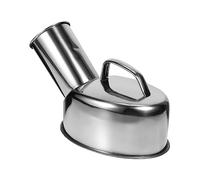 WRITWAA 1 Pezzo Urinale Maschile Acciaio Inossidabile Pratico e Portatile per Pazienti Facile e Resistente