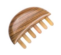 WRITWAA 1 Pz Bellissimo pettine comb pettine denti larghi pettini pettine lisciante pettine legno pettine a denti larghi Pettine per durevoli pettine a denti grossi corno di bufalo