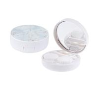 WRITWAA 1 Pz copriobiettivo custodia per lenti supporto per lenti porta lenti bianca