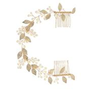 WRITWAA 1 Pz Pettine Di Coppia Di Perle Nuziale Pettini Per Da Sposa Per Il Matrimonio Accessori Nozze Parà Spose Addobbi Matrimonio Copricapo Da Sposa Pettine Da Sposa D'oro Lega