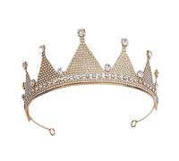WRITWAA 1 Pz Tiara Della Sposa Velo Diadema Da Sposa Testamento Del Matrimonio Copricapo Nuziale Di Compleanno Accessori Da Sposa Accessori Per La Sposa Coroncina Sposa D'oro