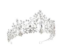 WRITWAA 1 Pz Tiara Sposa con Design e Superficie Lucida Nuziale per Cerimonia e Feste Accessorio Chic per Donne e Ragazze