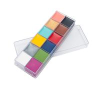 WRITWAA 1 Scatola Pittura del corpo body painting bodypaint pittura facciale tavolozza di colori per il viso vernice per il corpo olio per la pittura del viso pittura a olio Colorful