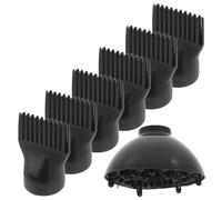 WRITWAA 1 Set attacco asciugacapelli diffusore pettine attaccamento compatibili asciugacapelli batteria attacco diffusore per universale attacco diffusore per asciugacapelli Black