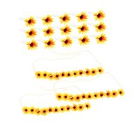 WRITWAA 1 Set Canda Per e Tuta Per Copricapo Floreale Fasce Per Di Fiori Gialli Perni Fascia Damigelle Parola Fasce Per La Testa Tessuto Yellow