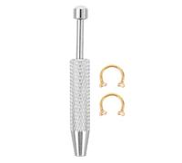 WRITWAA 1 Set di gioielli per piercing a ferro di cavallo - Anelli per il naso in acciaio inossidabile con strumento di raccolta - Gioielli comodi per il corpo per setto, elice, labbro e cartilagine
