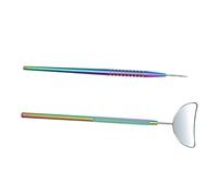 WRITWAA 1 Set Di Stick Per Ciglia Mascara E Strumenti Per Il Trucco Kit Per La Cura Delle Ciglia Innesto Per Sopracciglia Per Principianti Permanente Ciglia In Alluminio Colorate
