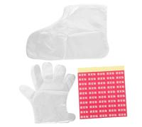 WRITWAA 1 Set maschera per e piedi maschera peeling piedi buccia del piede maschere per i piedi rimuovere guanti maschera professionale per la pelle dei piedi calzini umidi bianca