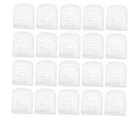 WRITWAA 1 Set Maschere Garza Pre Cut Garza Per Trattamenti Estetici Per Rigenerare Con Fessure Per Occhi Naso E Bocca 100 Pezzi