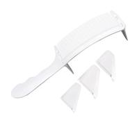 WRITWAA 1 Set Pettine Per Il Posizionamento Dei Per Lo Styling Pettini Bene Pettine Per Uomini Per Acconciature Pettinare Gli Uomini Barbiere Clipper Resina Bianca