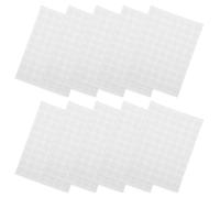 WRITWAA 10 Fogli Di Colla Di Colla Trasparente In Schiuma Senza Tracce Nastro Biadesivo Punti Adesivi Biadesivi Punti Adesivi Biadesivi