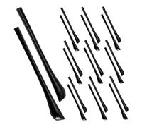 WRITWAA 10 Paia Cuscino Per Occhiali Dietro L'orecchio Ganci Auricolari Antiscivolo Per Occhiali Gruppo Musicale Ponte Tappo Impugnature Occhio Presa Protettori Accessori Black Pvc