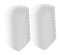 WRITWAA 10 Paia Spugnetta per Biancheria Intima per Aumentare Il Seno Imbottiture per Reggiseno Inserti Costume Sports Bra Pad Costume da Bagno Mancare Cotone Traspirante Bianca