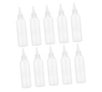 WRITWAA 10 Pezzi Bottiglie Ricaricabili per Cosmetici con Punta Flessibile per Lozioni Shampoo per Estetisti e Progetti