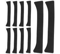 WRITWAA 10 Pezzi Coprilama per Accetta in Plastica Nera Flessibile Protezione Versatile per Accette e Scuri Attività All'aperto e Taglio Legna