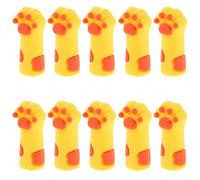 WRITWAA 10 pezzi di guaine protettive in silicone per pinzette, graziose a forma di zampa di gatto, per unghie, cuticole, forbici, manicure, pedicure, pinzette e cappucci