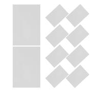WRITWAA 10 Pezzi Foglio Modello in Plastica Pet Traslucido Bianco Latte, Materiale per Stencil Vuoti Prestazioni di Taglio Precise, per Progetti di Artigianato Creativo 21x29,7 Cm