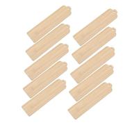 WRITWAA 10 pezzi Segnalibri in Legno Vuoti per DIY Personalizzati Tag Artigianali Lisci con Angoli Arrotondati per Decorazioni Festa Regali e Lavoretti Creativi