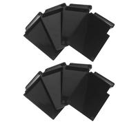WRITWAA 10 Pezzi Separatore per Carte da Collezione Nero in Abs, Compatibile Carte Sportive da Gioco, per Organizzazione senza Sforzo Durante Convention e Conservazione