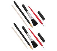 WRITWAA 10 Pezzi Set di Strumenti per Graffi da Disegno Penne Raschietto Doppia Punta in Legno e ABS per Pittura Graffio Versatile, per Progetti Personali e Studi Creativi