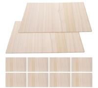 WRITWAA 10 Pezzi Tavolette in Legno di Paulownia per Taekwondo, per Insegnare la Forma Corretta e Praticare la Rottura, Colore Khaki, Adatte in Allenamento