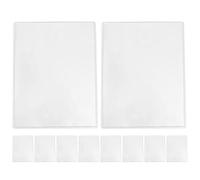 WRITWAA 10 portadocumenti da 8,5 x 11 pollici con caricamento dall'alto, buste protettive resistenti in plastica rigida per documenti, ideali per l'esposizione in aula scolastica e come porta