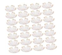 WRITWAA 100 pezzi Charms Fiori di Ciliegio in Acrilico Bianco Accessori Leggeri per Creazione Gioielli Collane Bracciali e Fermagli per Capelli Materiali DIY per Artigianato Elegante