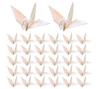 WRITWAA 100 Pezzi Gru Origami in Carta Piegati a Mano per Decorazioni