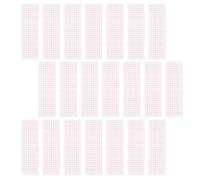 WRITWAA 100 Pezzi Tavoletta Organizer per Campioni Washi Tape Rosa 6x2 Pollici