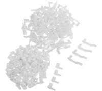 WRITWAA 100 Set Lampada da Soffitto Clip per Paralume, Supporto Plafoniera in Plastica Bianco, per Fissare e Installare Paralumi, Facile da Montare e Rimuovere, Uso Professionale