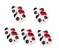 WRITWAA 10pezzi Borsetta Forma Di Panda Per Portafogli Piccoli Con Chiusura Zip Per Carte e Monete Design Divertente e Leggero Facile Da Trasportare Nella Borsa o Nello Zaino